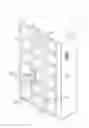 Fig. 01 - Front-mounted door assembly for storage and dispensing units