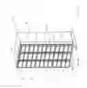 Fig. 06 - Front-mounted door assembly for storage and dispensing units