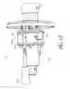 Fig. 13 - Lockset operable by pivoting actuator about a first axis or a second axis
