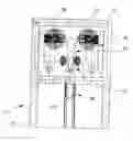 Fig. 01 - DOOR, IN PARTICULAR VERTICAL-LIFT DOOR, FOR CLOSING AN OPENING IN A WALL WHICH SEPARATES TWO DIFFERENT TEMPERATURE ZONES FROM ONE ANOTHER
