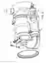 Fig. 33 - Support structure for mounting an emissions cleaning module