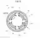 Fig. 10 - Rotating shaft support structure and rotary machine