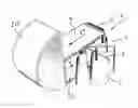 Fig. 01 - System comprising a vertical turbine with flow guides
