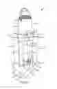Fig. 02 - Coupling and rotor shaft for molten metal devices