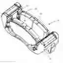Fig. 01 - Multiple piece pad clip