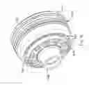 Fig. 13 - FLOATING BRAKE DRUM AND HUB ASSEMBLY