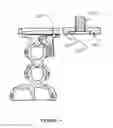 Fig. 11 - MOUNTING APPARATUS USING BALL AND SOCKET JOINTS WITH GRIPPING FEATURES
