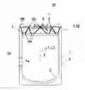 Fig. 01 - Suspension system for an inner container mounted for thermal insulation in an outer container and container arrangement