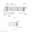 Fig. 19 - Air conditioning system with evaporative cooling system