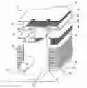 Fig. 01 - A HEAT EXCHANGER WITH A DUAL-FUNCTION DISPENSING HEAD CONNECTION ASSEMBLY