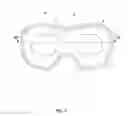 Fig. 03 - View panel for goggles or helmet visor