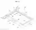 Fig. 14 - Display device having mold frame with elastic protective member