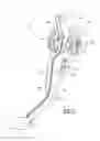 Fig. 02 - Two piece pedal arm