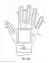 Fig. 21 - Glove interface object with thumb-index controller