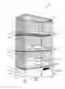 Fig. 01 - OPEN ENDED SHELVING UNIT WITH RFID FUNCTIONALITY