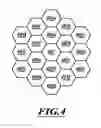Fig. 05 - Component and method for overlying information bearing hexagons on a map display