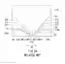 Fig. 16 - Magnetic head for perpendicular magnetic recording including two side shields and main pole including lower protrusion
