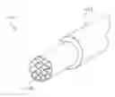 Fig. 01 - BRAIDED STRUCTURE WITH ELECTRICALLY CONDUCTIVE TOWS