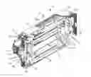 Fig. 01 - Electric machine with rotor, stator and housing cooling passages