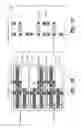 Fig. 14 - Flip chip type saw band reject filter design