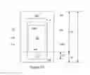 Fig. 10 - Method for forming a two-piece case with black or dark colored opening for camera and flash of portable electronic device