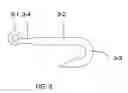 Fig. 03 - Fish Hook And Interconnection Device That Break At A Controlled Force