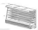 Fig. 01 - Integrated drain system from a refrigerated display case