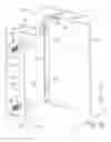 Fig. 23 - Cabinetry system having removable cabinet faces