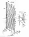 Fig. 02 - Portable display stand having foldable one-piece vertical support panel that is capable of tool-free assembly and disassembly