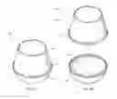 Fig. 23 - Nesting and reconfigurable wine glass