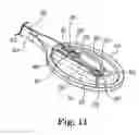 Fig. 12 - Paddle leads configured for suture fixation
