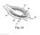 Fig. 14 - Paddle leads configured for suture fixation