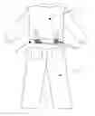 Fig. 01 - LIGHT-WEIGHT, FLAME-RESISTANT COVERALLS WITH KNITTED, STRETCHABLE PORTION FOR UPPER TORSO