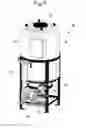 Fig. 03 - Station for storing, collecting and recirculating a fluid substance