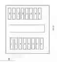 Fig. 04 - Chip layout to enable multiple heater chip vertical resolutions
