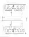 Fig. 12 - Chip layout to enable multiple heater chip vertical resolutions
