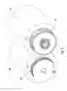 Fig. 07 - Printer with printhead assembly, clutch assembly, and printer ribbon transport assembly