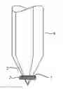 Fig. 01 - Method of supporting a growing single crystal during crystallization of the single crystal according to the FZ method