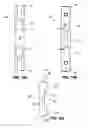 Fig. 08 - Hinge for the controlled rotatable movement of a door