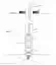 Fig. 01 - Borehole reciprocating pump assembly with an air chamber acting as a hydraulic shock absorber for the pumped fluid