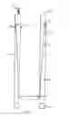 Fig. 06 - Borehole reciprocating pump assembly with an air chamber acting as a hydraulic shock absorber for the pumped fluid