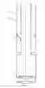 Fig. 07 - Borehole reciprocating pump assembly with an air chamber acting as a hydraulic shock absorber for the pumped fluid