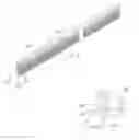 Fig. 03 - Strip light arrangement for T bar ceiling grid systems