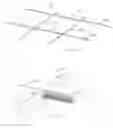 Fig. 06 - Strip light arrangement for T bar ceiling grid systems