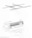 Fig. 08 - Strip light arrangement for T bar ceiling grid systems