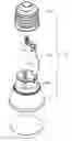 Fig. 01 - LIGHT EMITTING DIODE LAMP AND LAMP HOLDER
