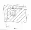 Fig. 05 - Electronic device with signal line routing to minimize vibrations