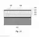 Fig. 12 - Phosphor-coated light extraction structures for phosphor-converted light emitting devices