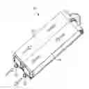 Fig. 01 - Battery module with flanges in fluidic communication