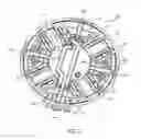 Fig. 03 - Spring post for brush card for a power tool